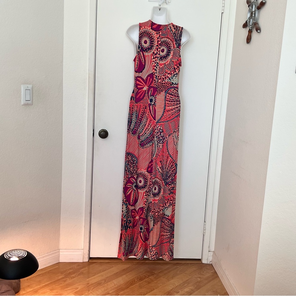 Tommy Bahama Multicolor Sleeveless Maxi Dress - Size Small - Picture 4 of 6